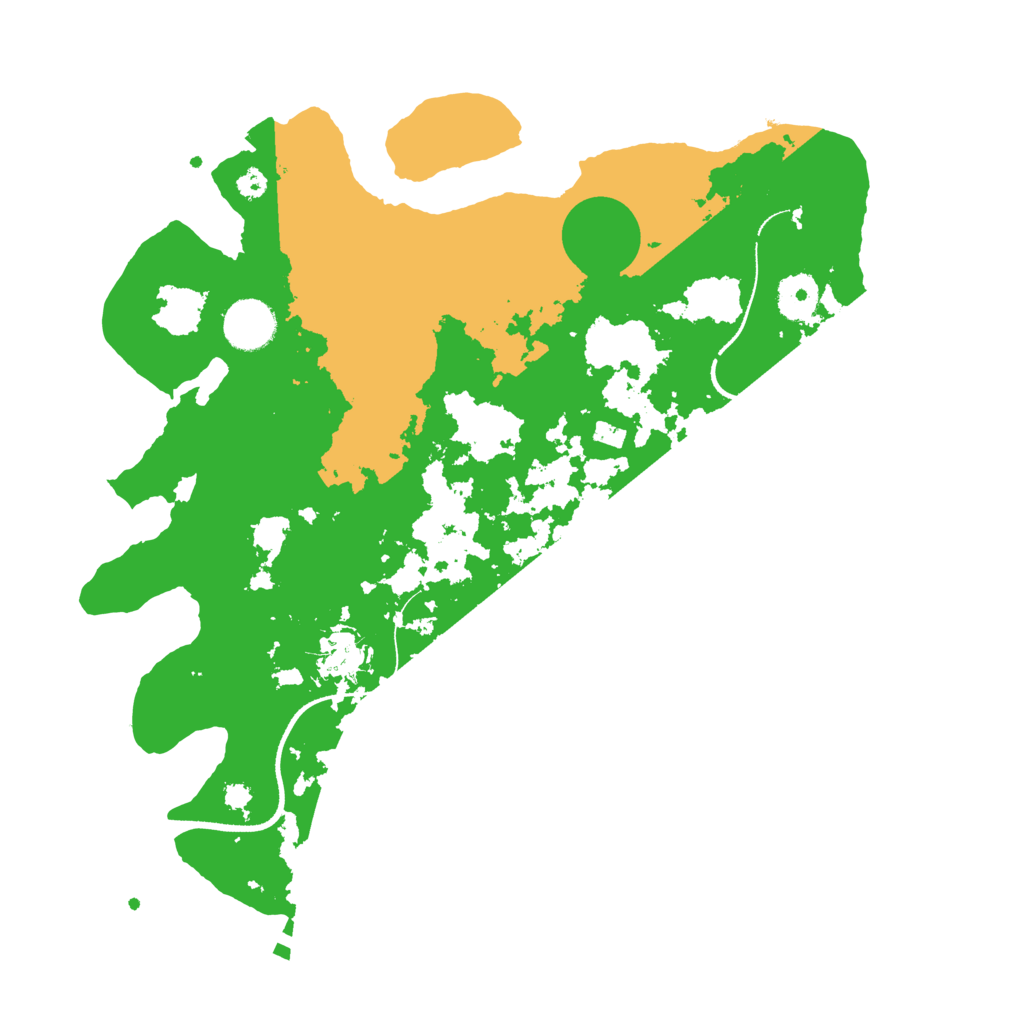 Biome Rust Map: Procedural Map, Size: 3500, Seed: 3764523