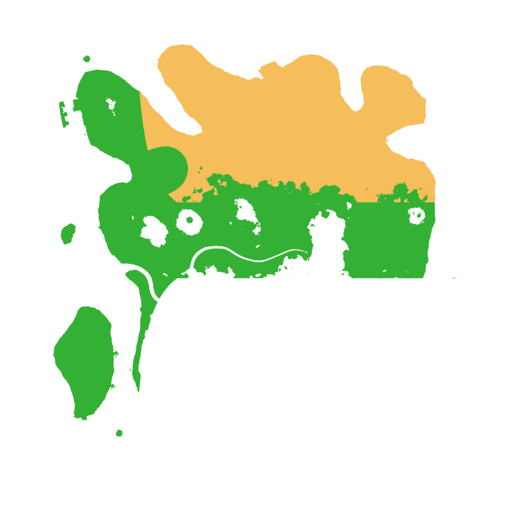 Biome Rust Map: Procedural Map, Size: 3000, Seed: 1068222476