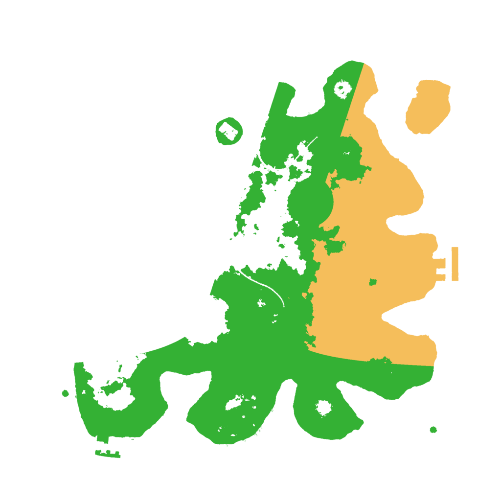 Biome Rust Map: Procedural Map, Size: 3000, Seed: 557439679