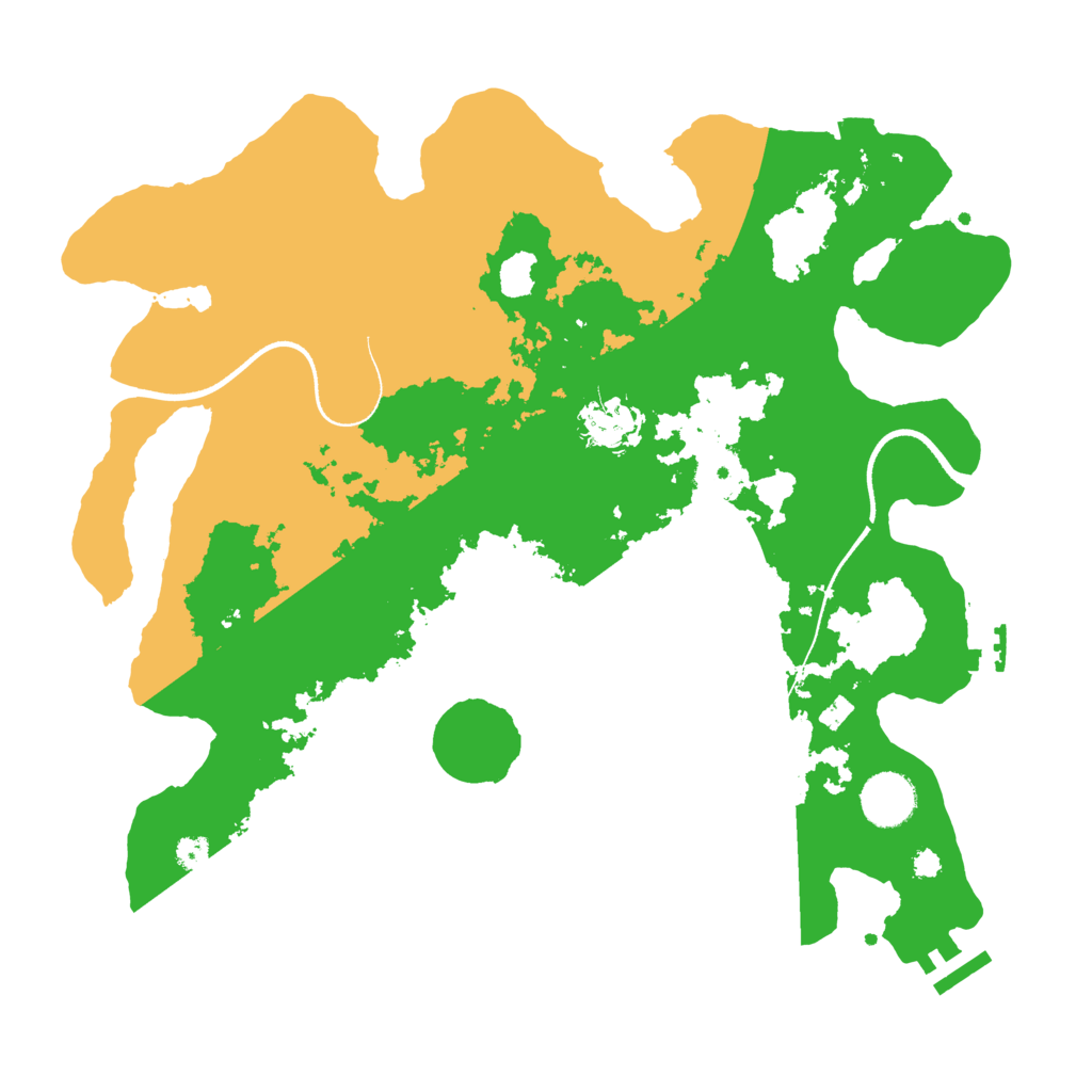 Biome Rust Map: Procedural Map, Size: 3500, Seed: 226784619