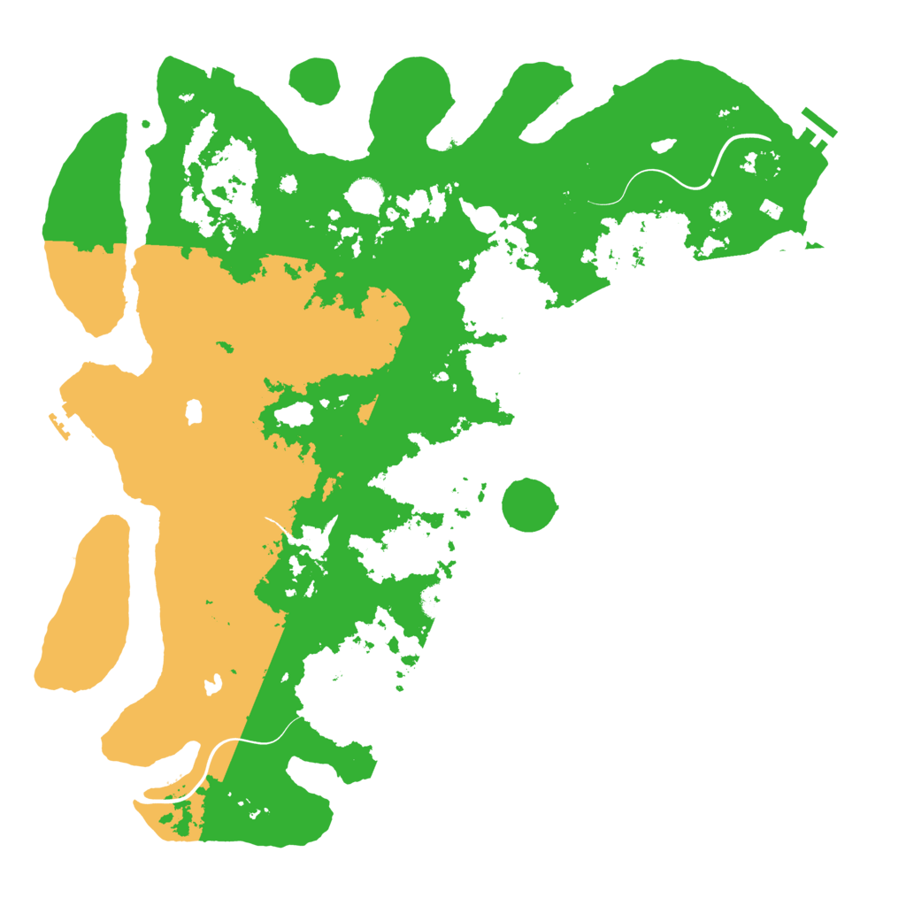 Biome Rust Map: Procedural Map, Size: 4500, Seed: 583305719