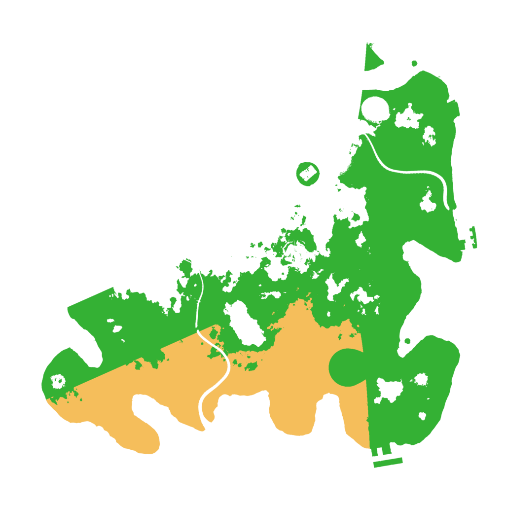 Biome Rust Map: Procedural Map, Size: 3500, Seed: 754235367