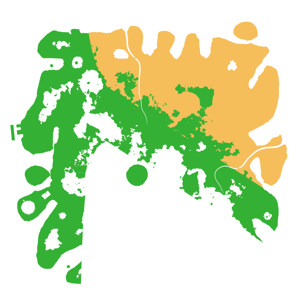 Biome Rust Map: Procedural Map, Size: 4000, Seed: 92957107