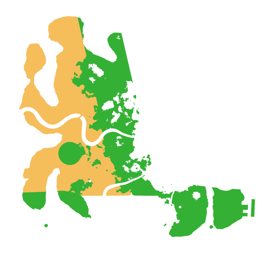 Biome Rust Map: Procedural Map, Size: 3000, Seed: 1523467