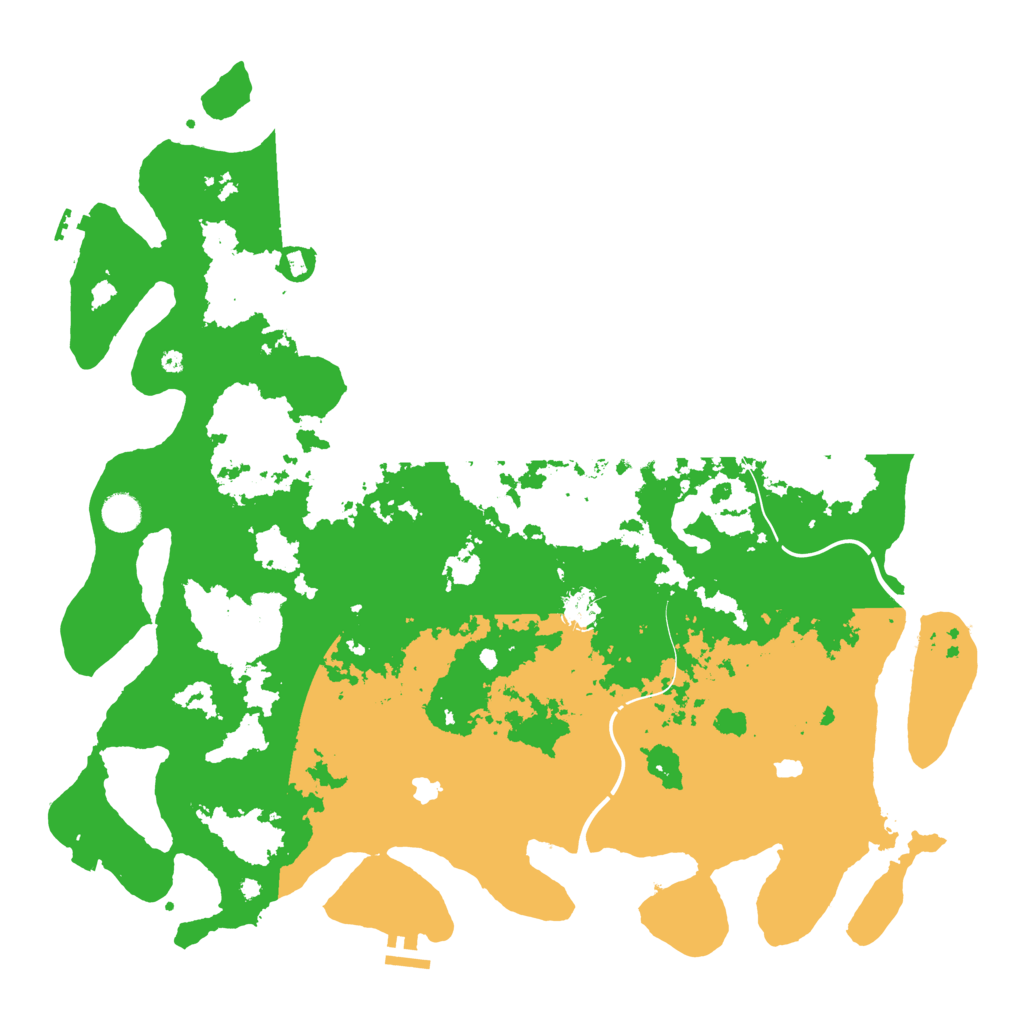 Biome Rust Map: Procedural Map, Size: 4600, Seed: 694841113