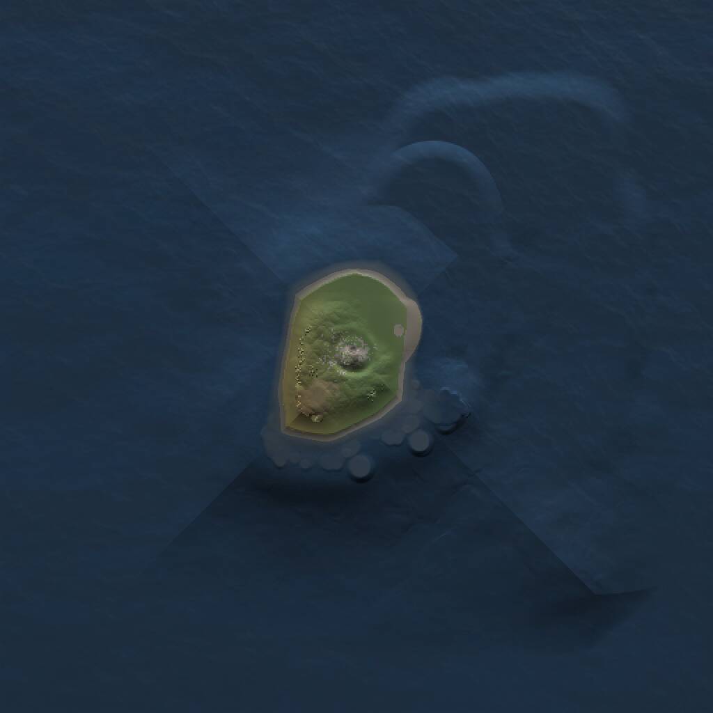 Rust Map: Procedural Map, Size: 1000, Seed: 2140755718, 1 Monuments