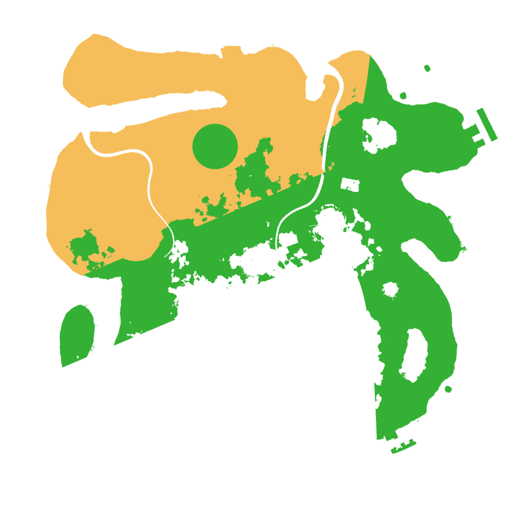 Biome Rust Map: Procedural Map, Size: 3000, Seed: 1008088580