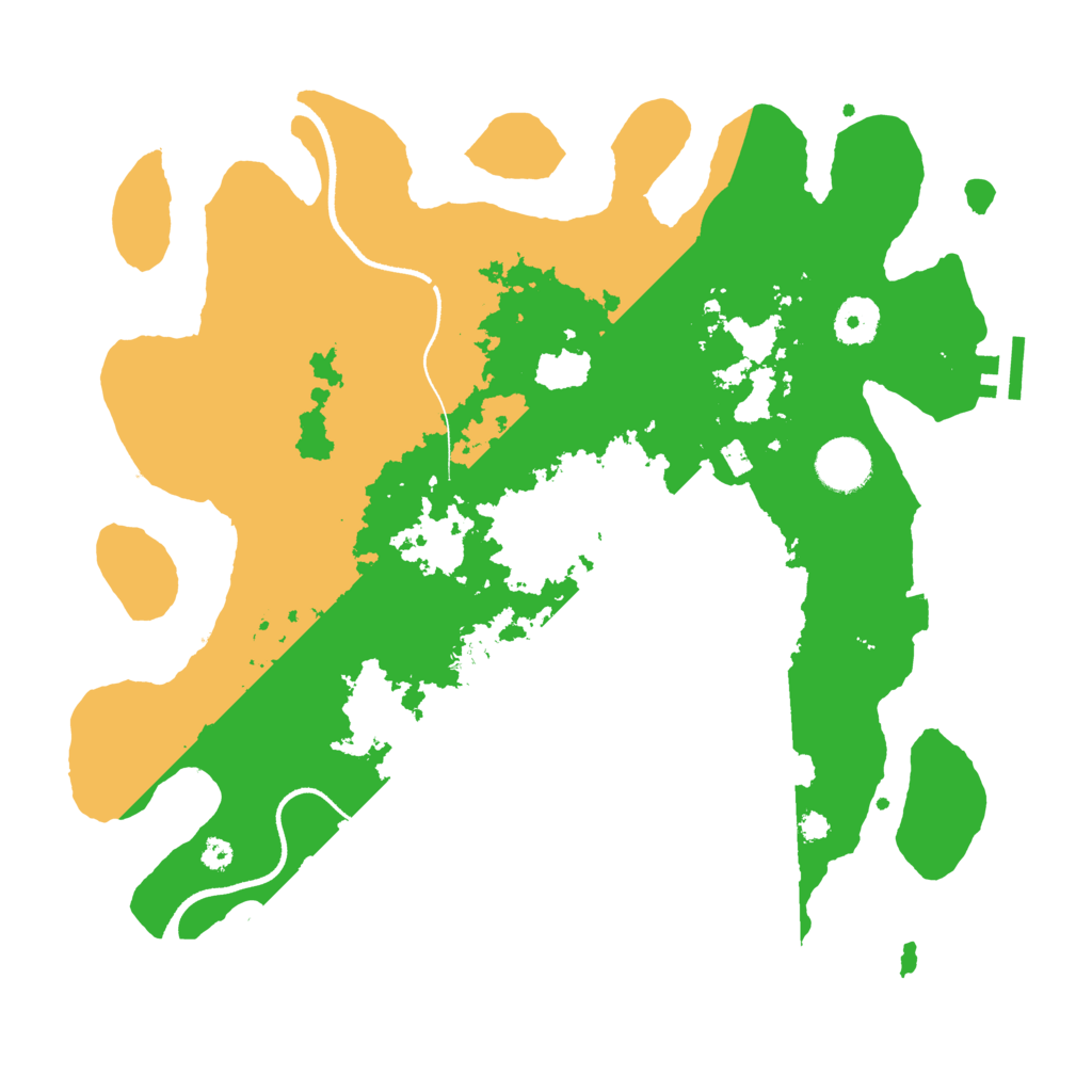 Biome Rust Map: Procedural Map, Size: 3500, Seed: 513860208