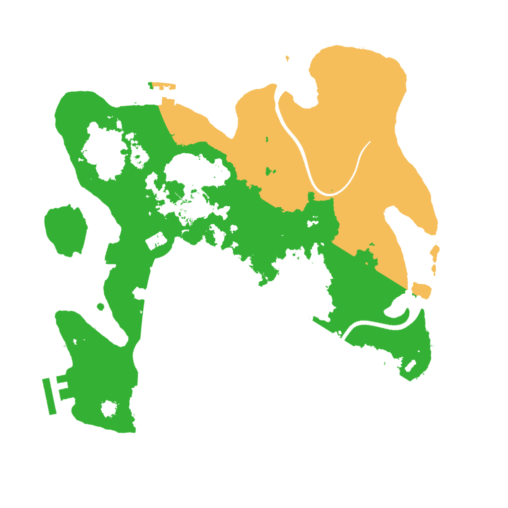 Biome Rust Map: Procedural Map, Size: 2800, Seed: 676278474