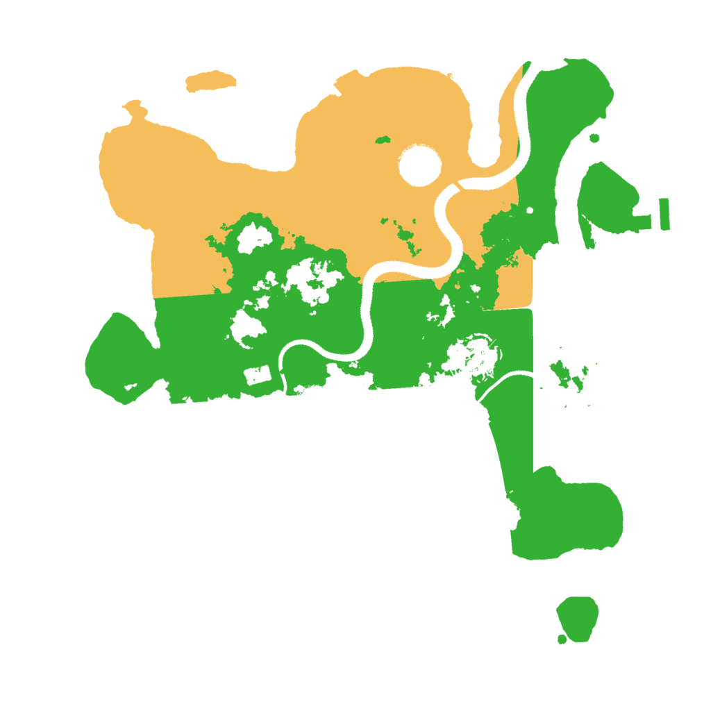 Biome Rust Map: Procedural Map, Size: 3000, Seed: 17539