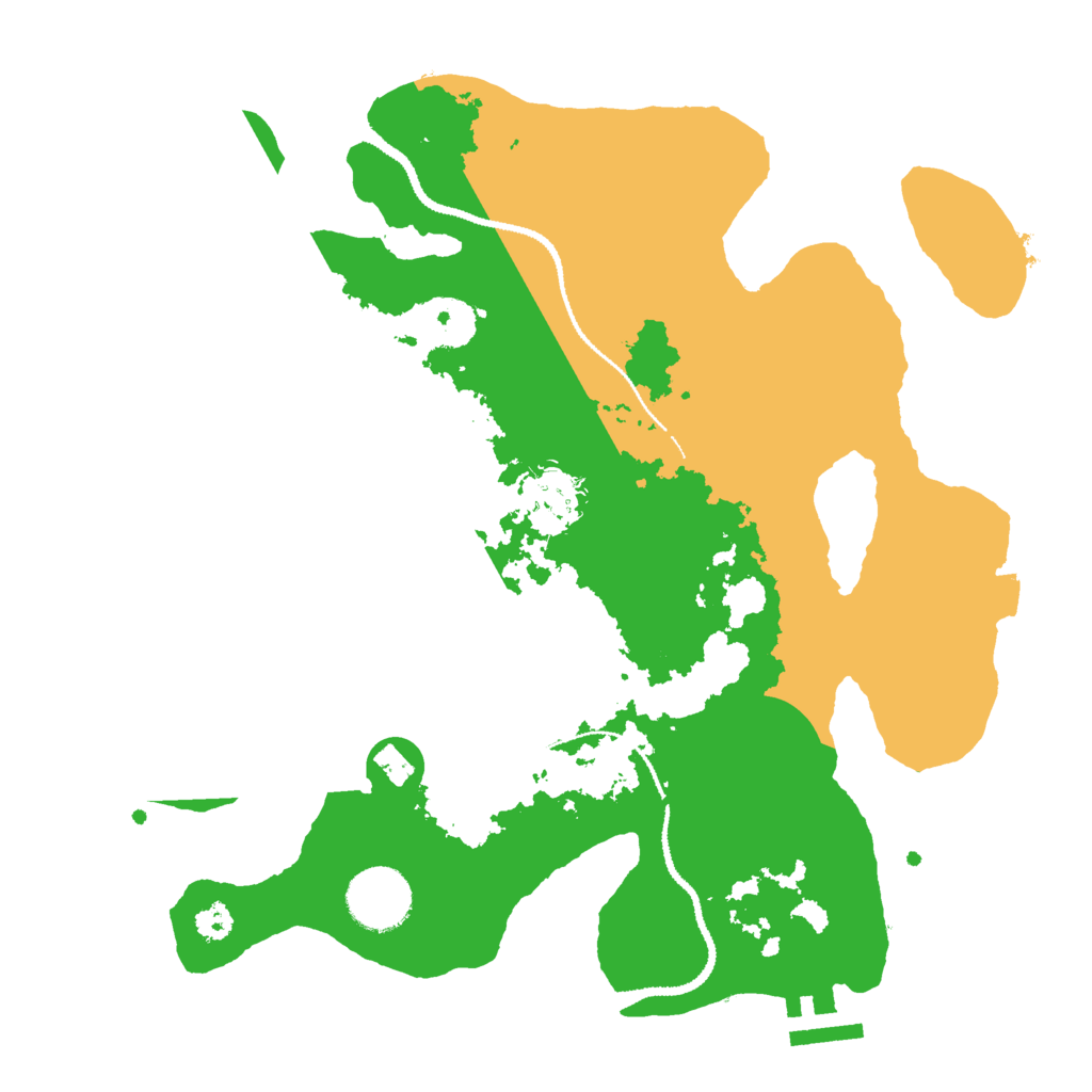 Biome Rust Map: Procedural Map, Size: 3000, Seed: 938828234