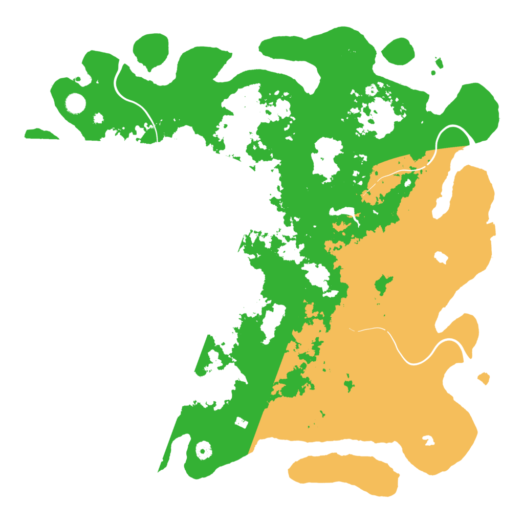 Biome Rust Map: Procedural Map, Size: 4500, Seed: 51987
