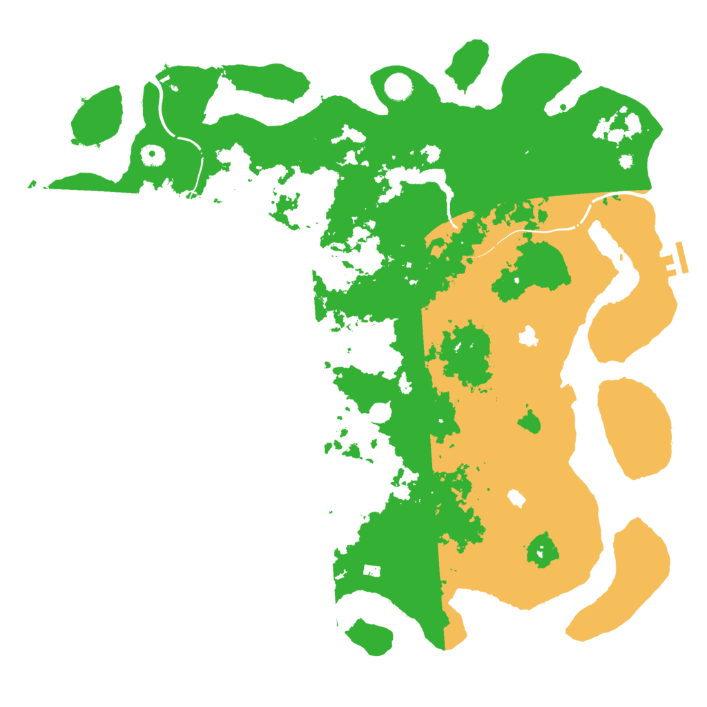 Biome Rust Map: Procedural Map, Size: 4500, Seed: 1958657289