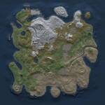 Thumbnail Rust Map: Procedural Map, Size: 3500, Seed: 334787870, 15 Monuments