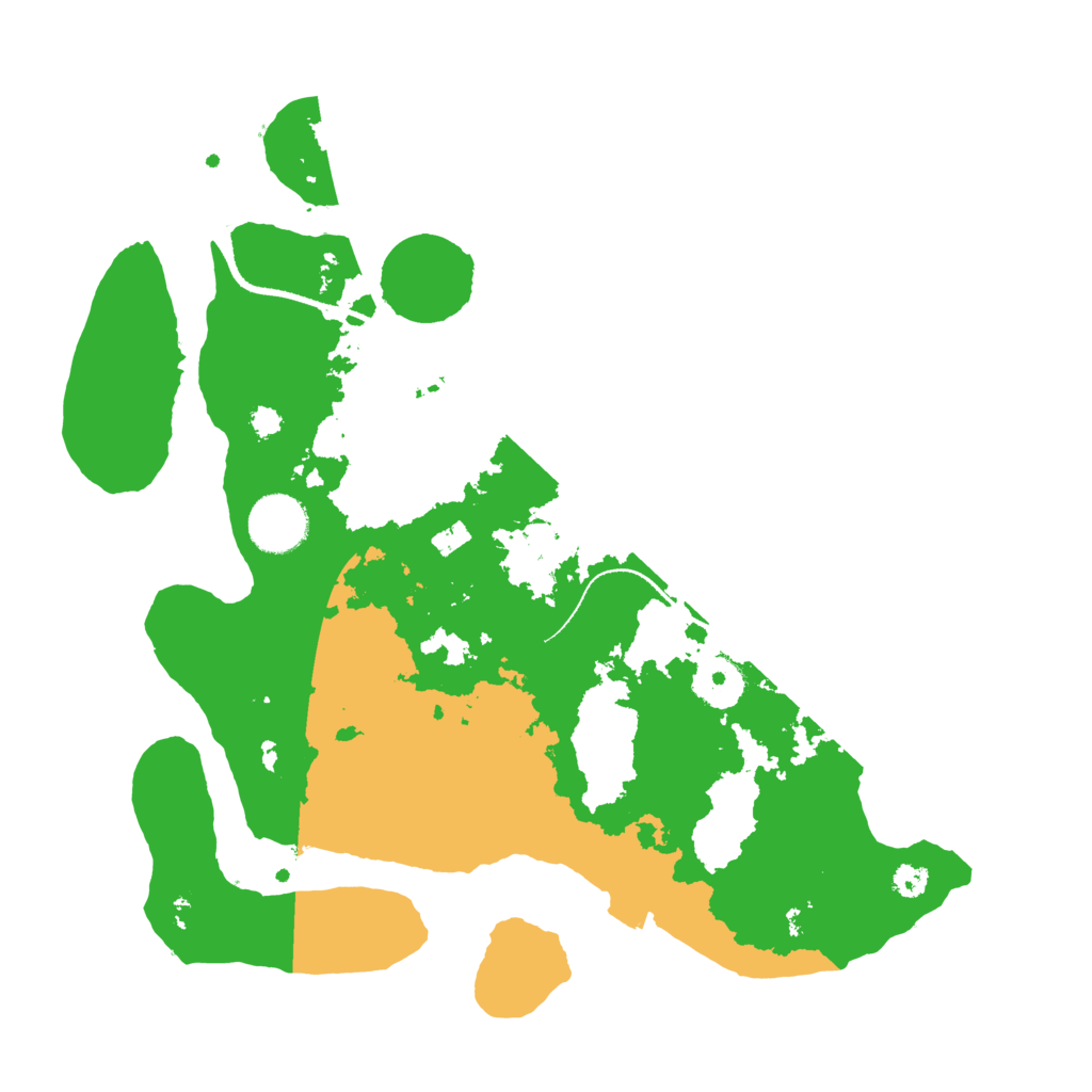 Biome Rust Map: Procedural Map, Size: 3250, Seed: 2091655702