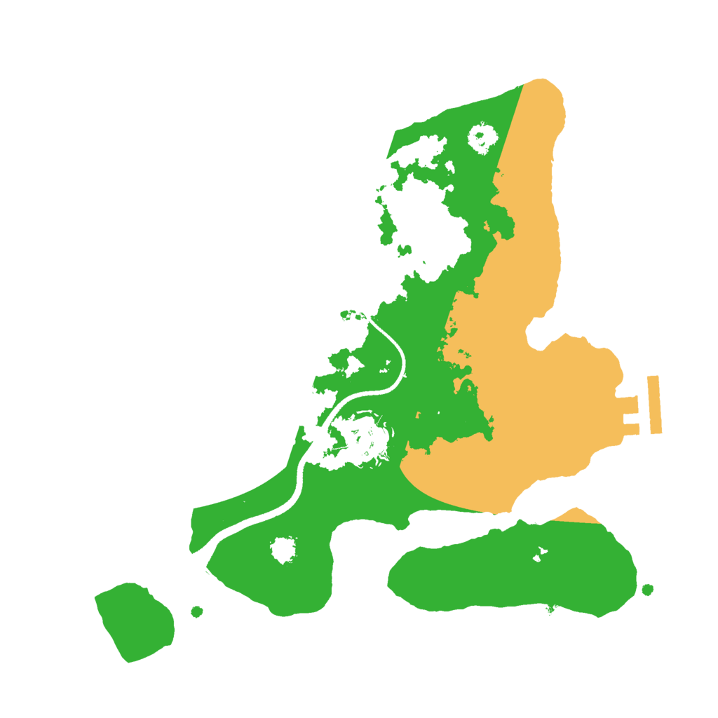 Biome Rust Map: Procedural Map, Size: 2500, Seed: 763067631