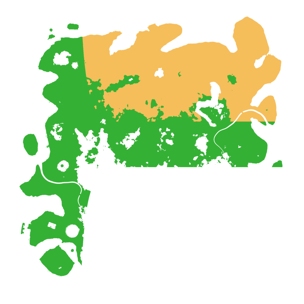 Biome Rust Map: Procedural Map, Size: 4100, Seed: 7777777