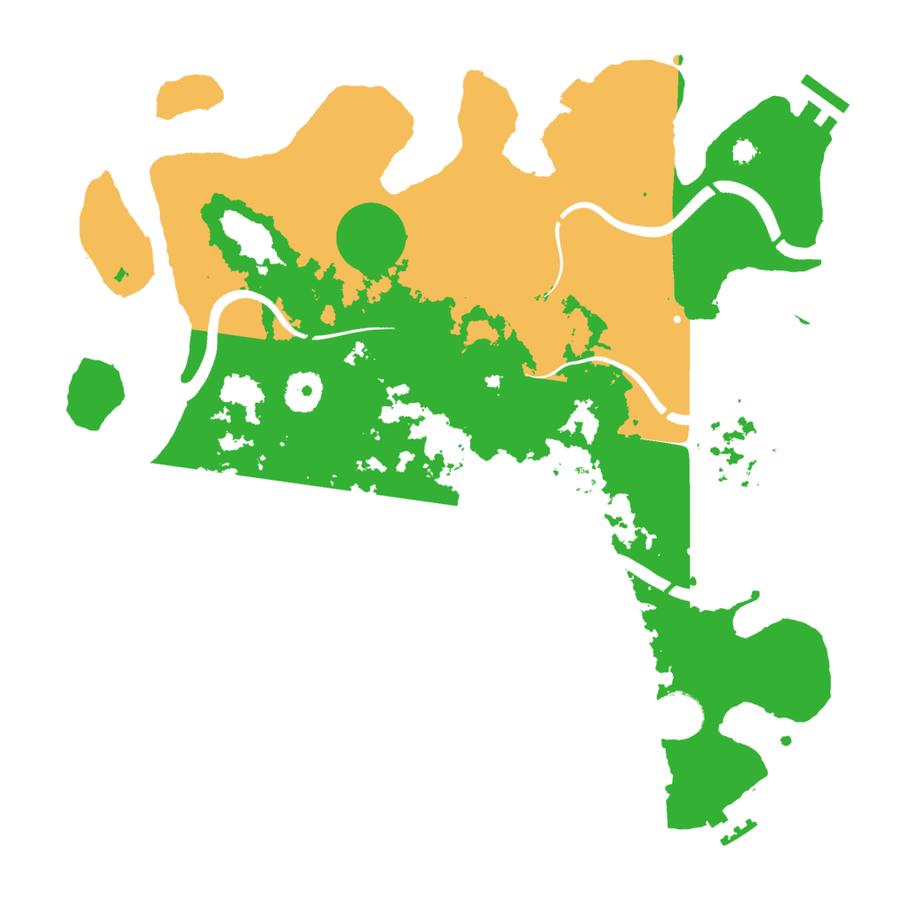 Biome Rust Map: Procedural Map, Size: 3500, Seed: 1892692811