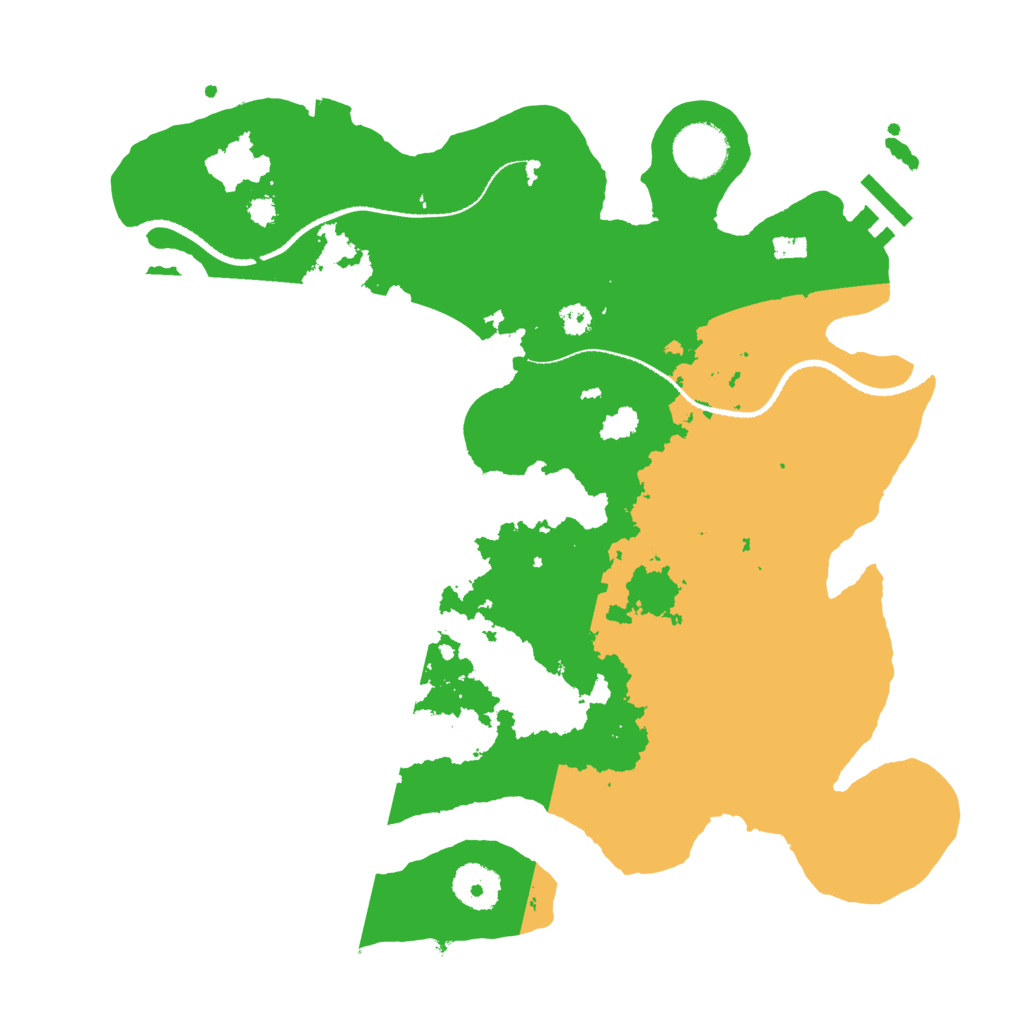 Biome Rust Map: Procedural Map, Size: 3300, Seed: 1137345005
