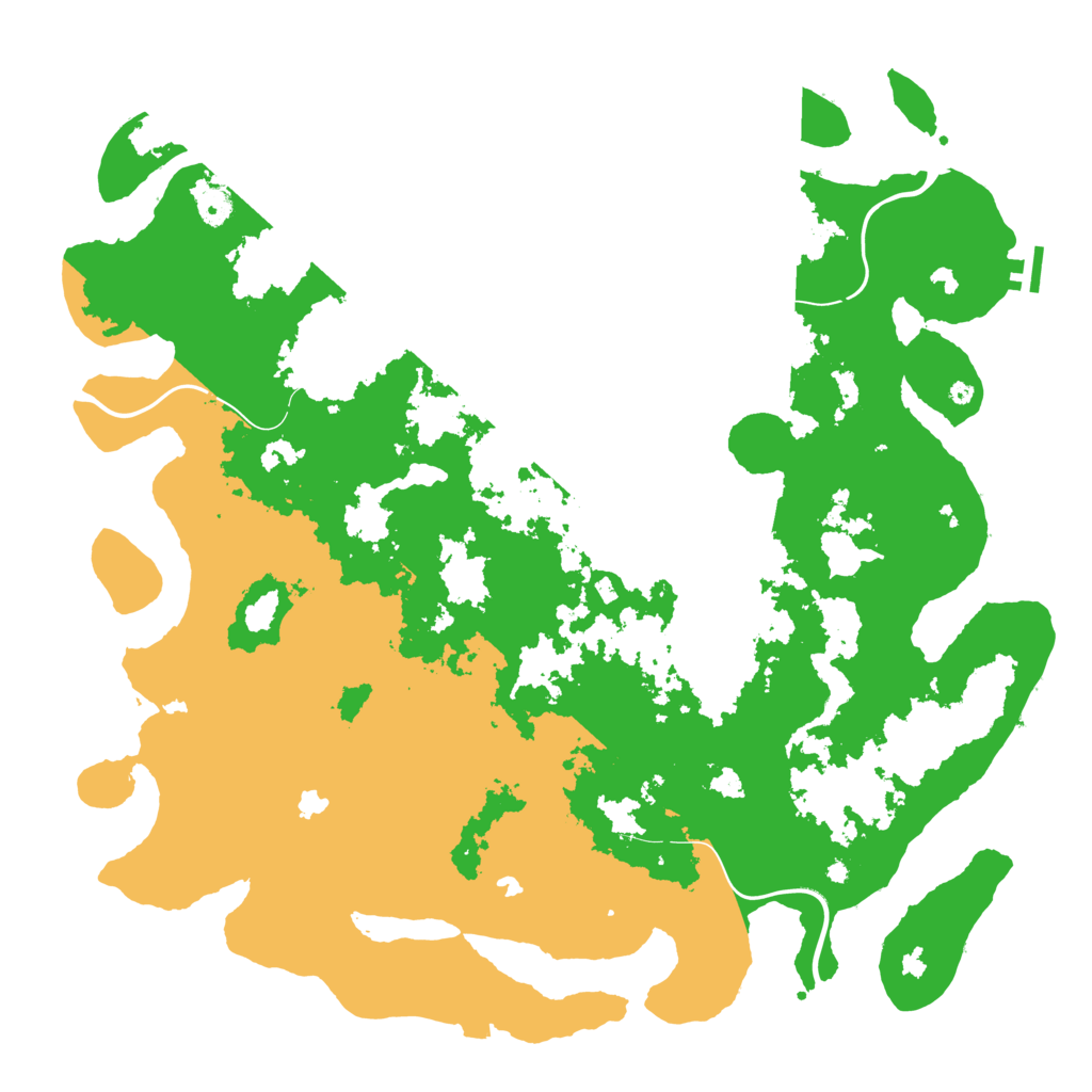 Biome Rust Map: Procedural Map, Size: 4750, Seed: 598081485