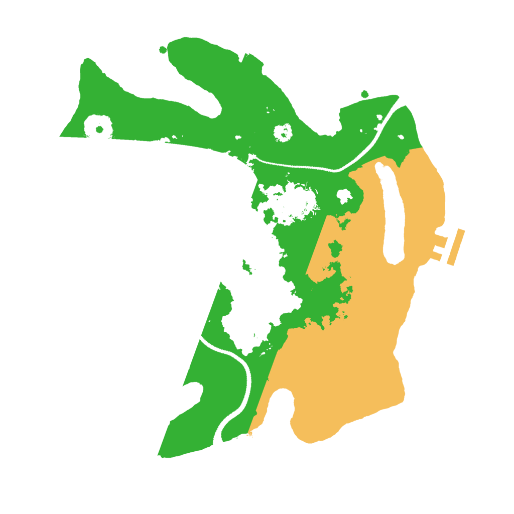 Biome Rust Map: Procedural Map, Size: 2800, Seed: 51987