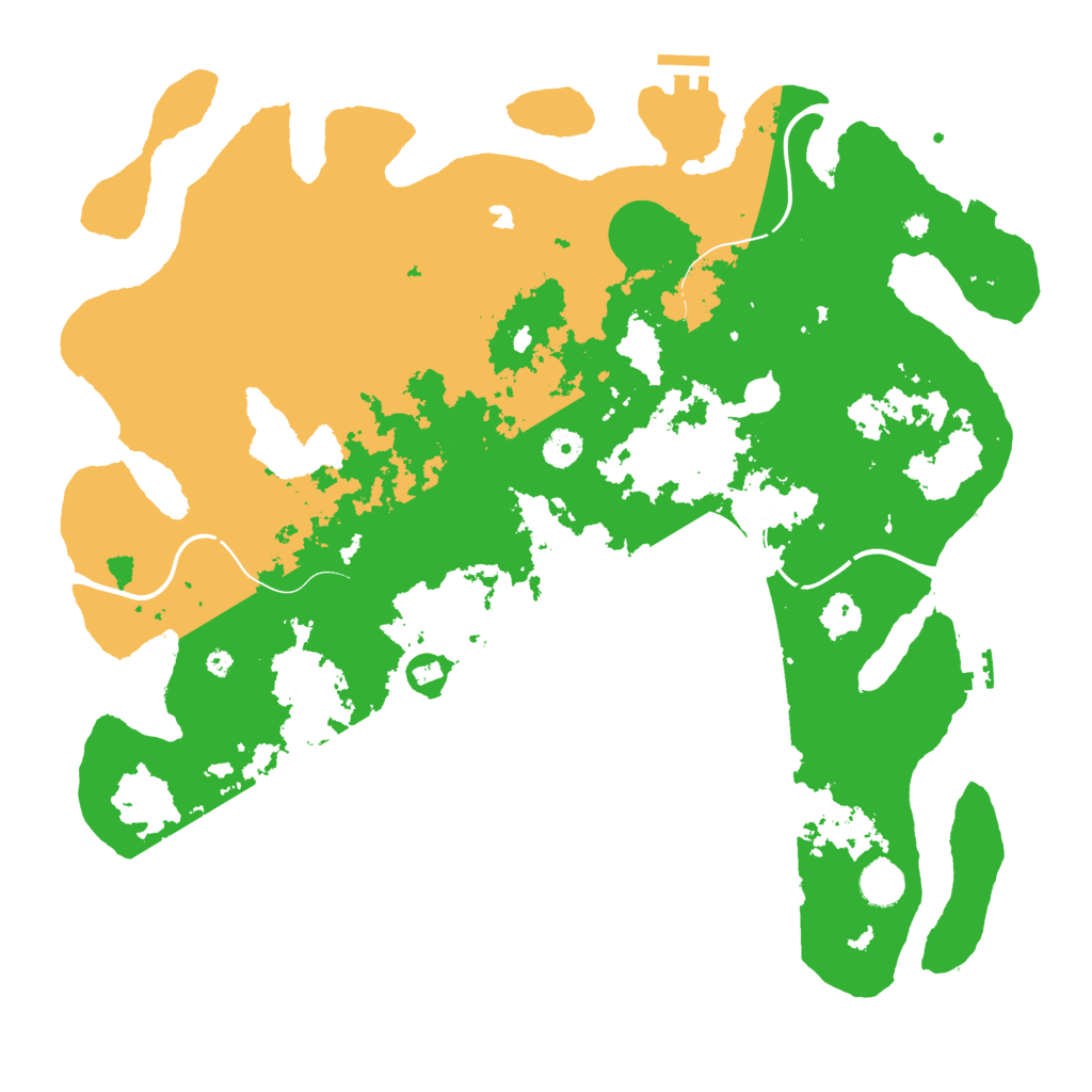 Biome Rust Map: Procedural Map, Size: 4250, Seed: 18846