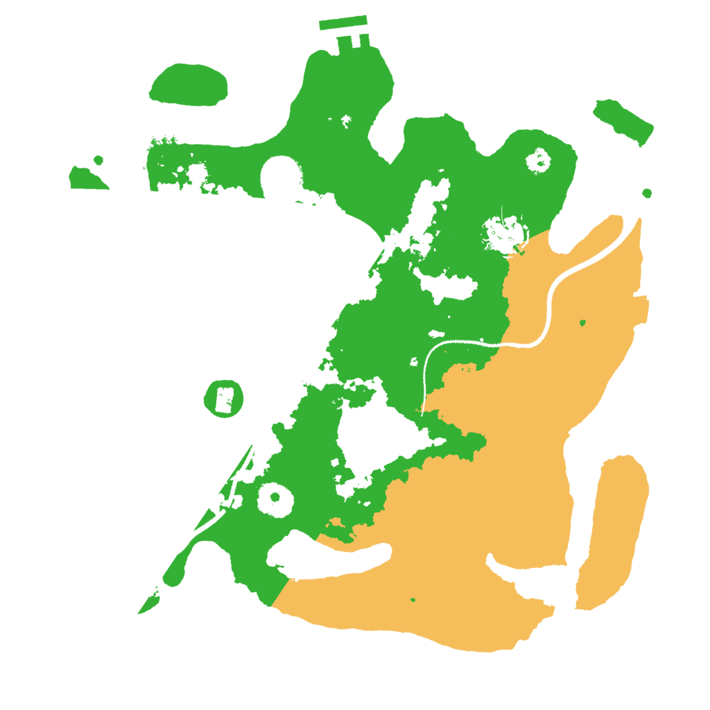 Biome Rust Map: Procedural Map, Size: 3000, Seed: 702360669