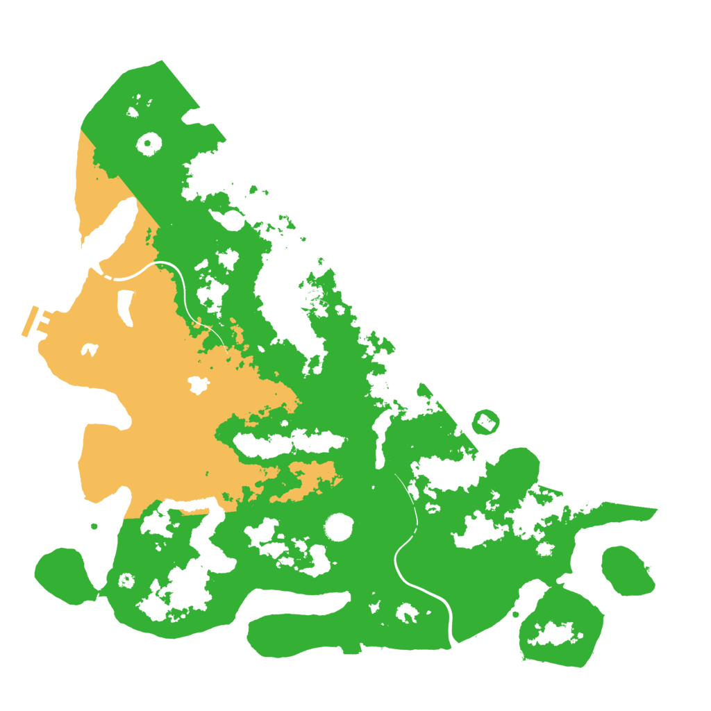 Biome Rust Map: Procedural Map, Size: 4500, Seed: 966259651