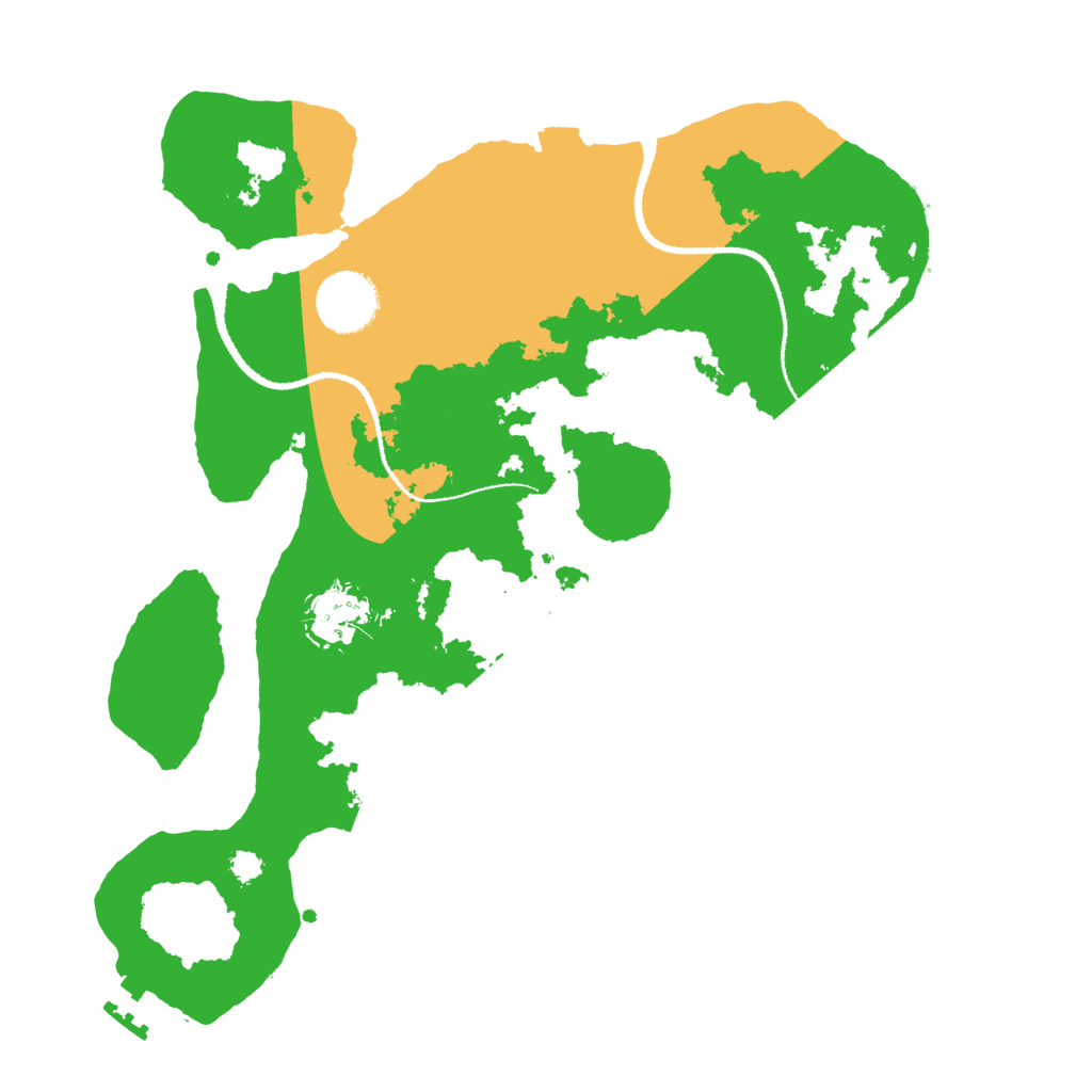 Biome Rust Map: Procedural Map, Size: 3125, Seed: 345743