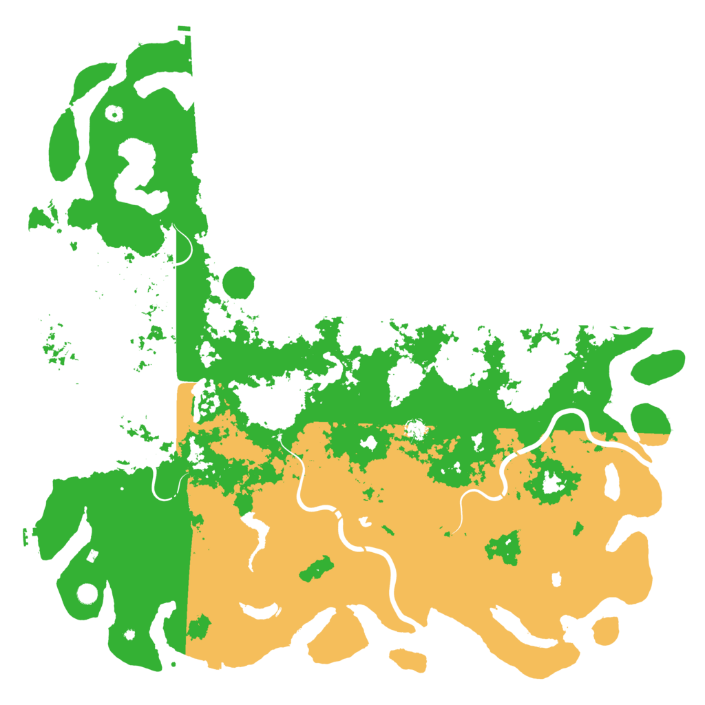 Biome Rust Map: Procedural Map, Size: 6000, Seed: 87497