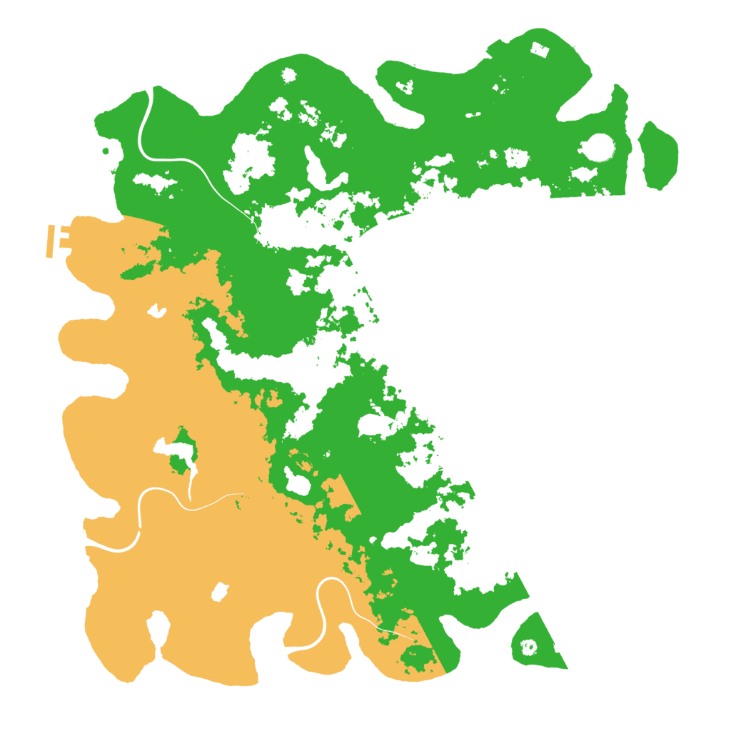 Biome Rust Map: Procedural Map, Size: 4500, Seed: 1489124743