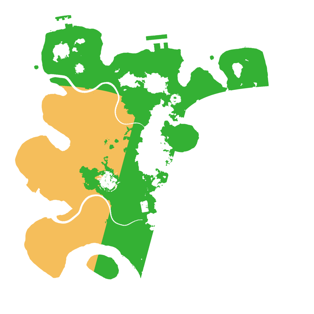 Biome Rust Map: Procedural Map, Size: 3000, Seed: 603394