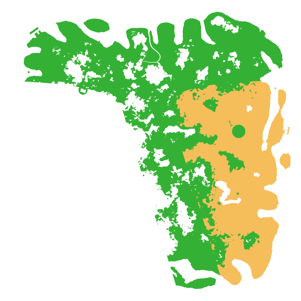 Biome Rust Map: Procedural Map, Size: 6000, Seed: 634643512