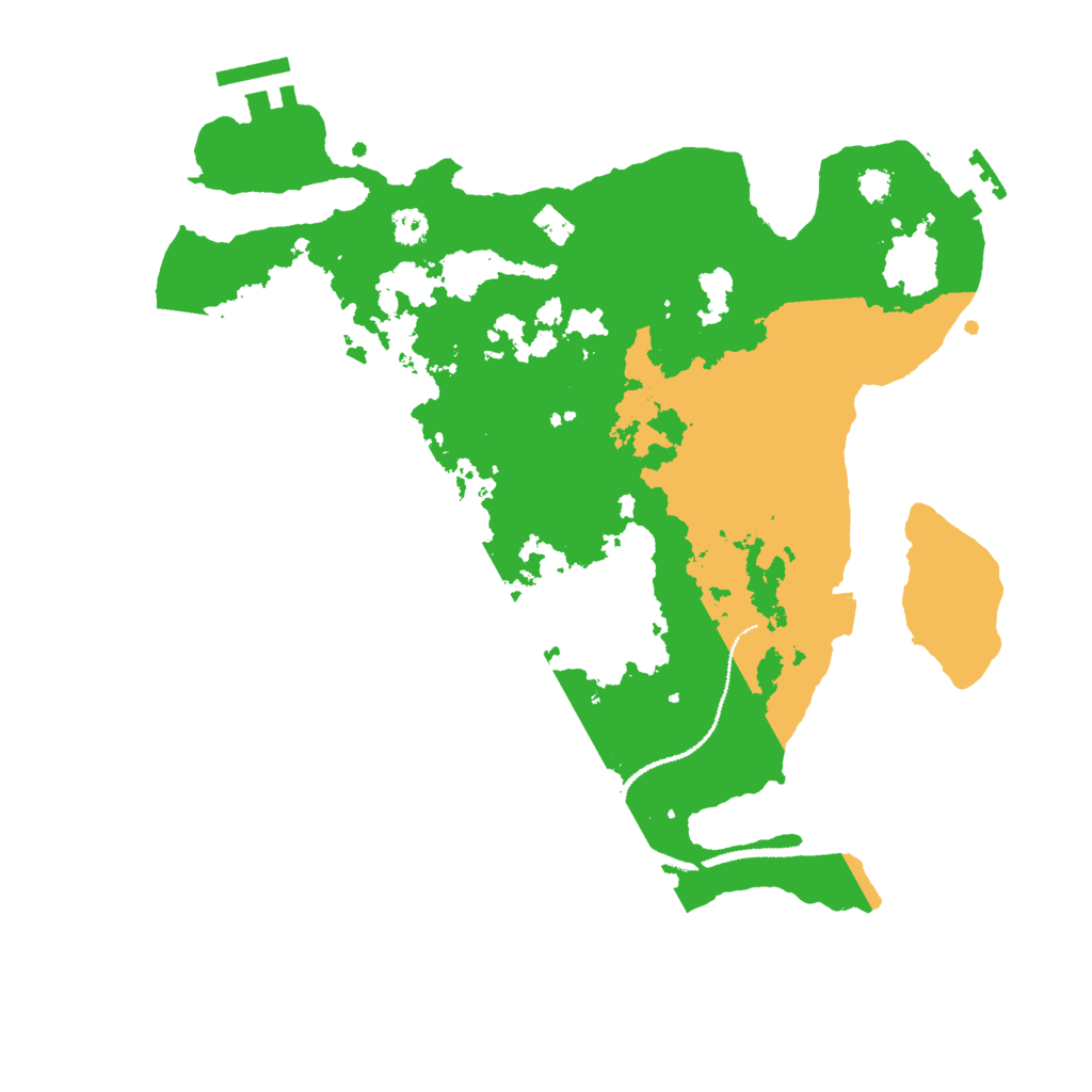 Biome Rust Map: Procedural Map, Size: 3000, Seed: 743283712