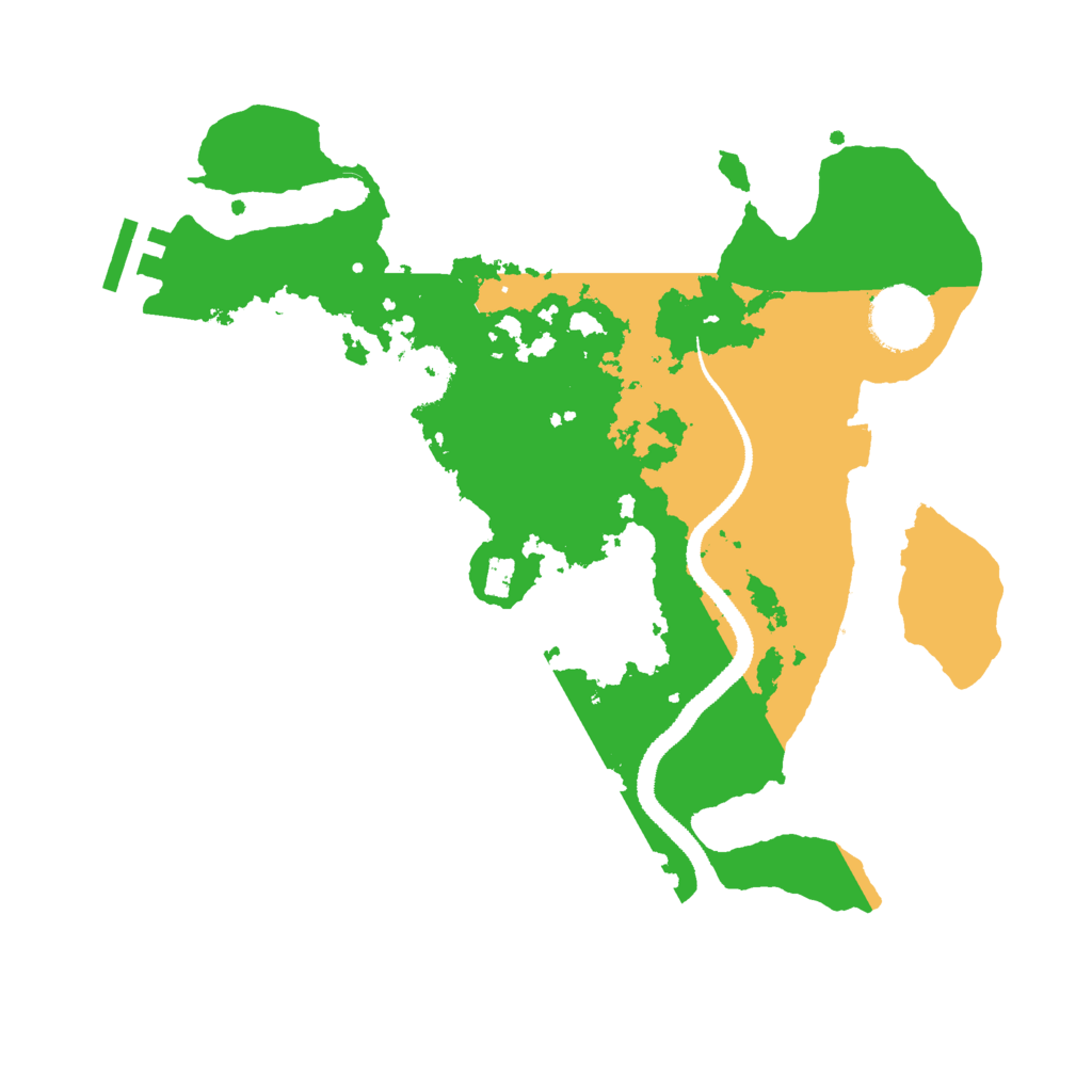 Biome Rust Map: Procedural Map, Size: 3000, Seed: 743283712