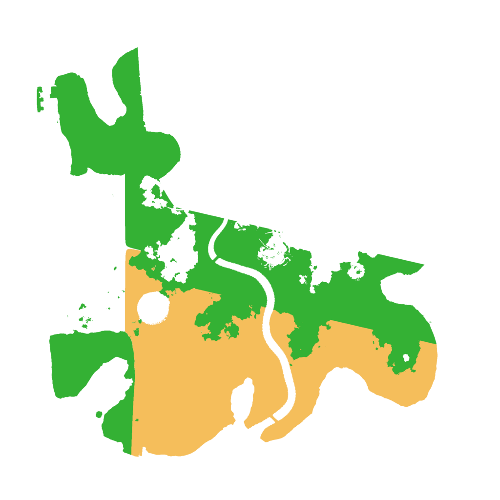 Biome Rust Map: Procedural Map, Size: 3000, Seed: 6597