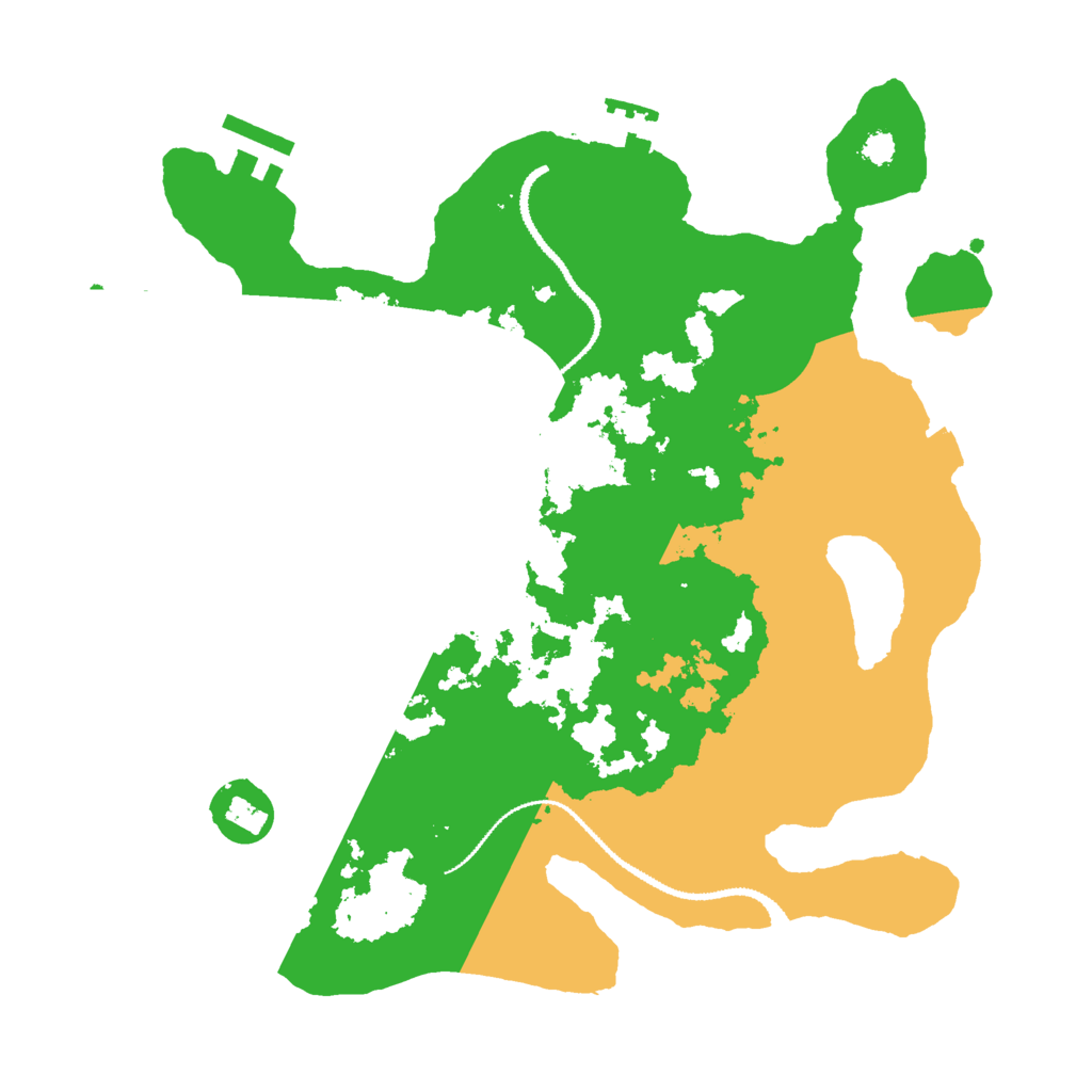 Biome Rust Map: Procedural Map, Size: 3000, Seed: 85672