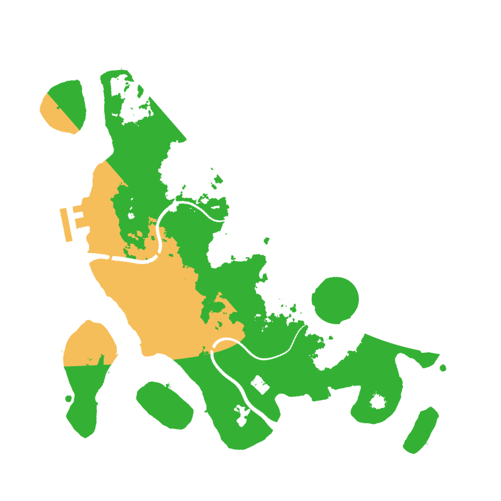 Biome Rust Map: Procedural Map, Size: 3000, Seed: 15684