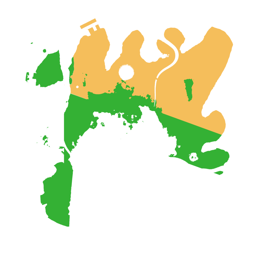 Biome Rust Map: Procedural Map, Size: 3000, Seed: 30947