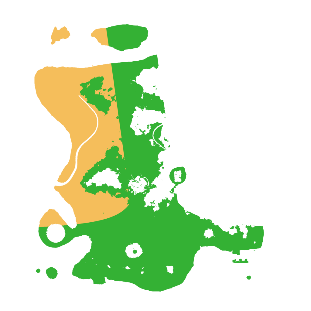 Biome Rust Map: Procedural Map, Size: 3000, Seed: 6250