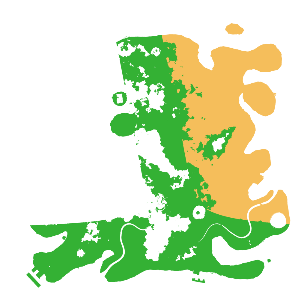 Biome Rust Map: Procedural Map, Size: 3500, Seed: 89728