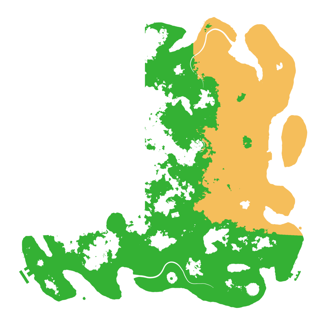 Biome Rust Map: Procedural Map, Size: 4500, Seed: 597571459