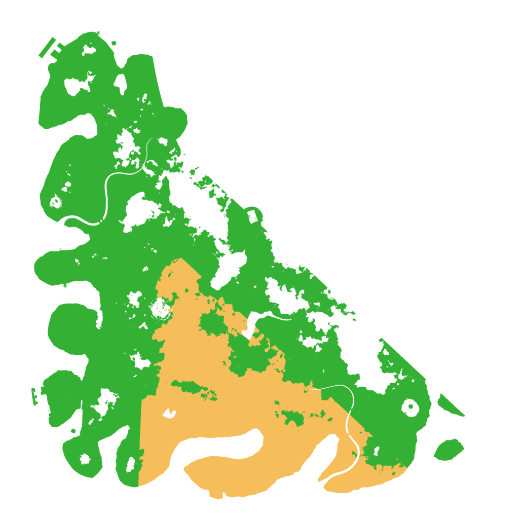 Biome Rust Map: Procedural Map, Size: 4500, Seed: 3250