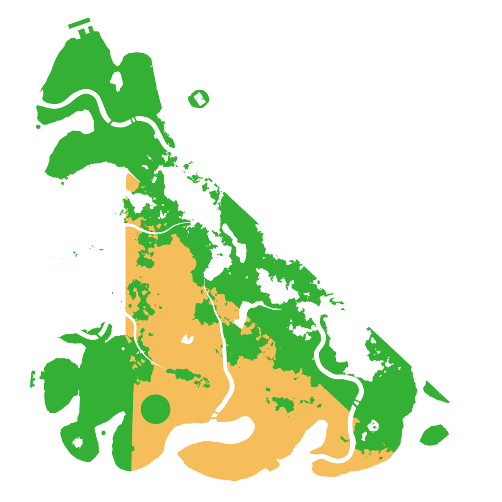Biome Rust Map: Procedural Map, Size: 4500, Seed: 3250