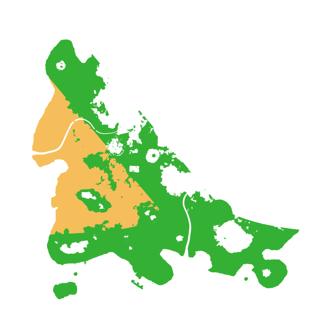 Biome Rust Map: Procedural Map, Size: 3500, Seed: 827184736
