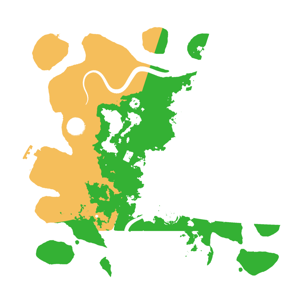 Biome Rust Map: Procedural Map, Size: 3000, Seed: 99125674