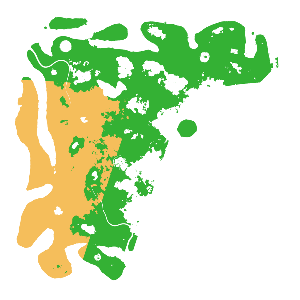 Biome Rust Map: Procedural Map, Size: 4500, Seed: 67893417