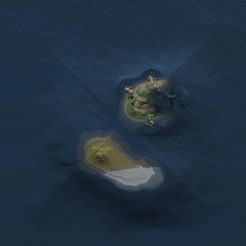 Rust Map: Procedural Map, Size: 1000, Seed: 954000916, 1 Monuments