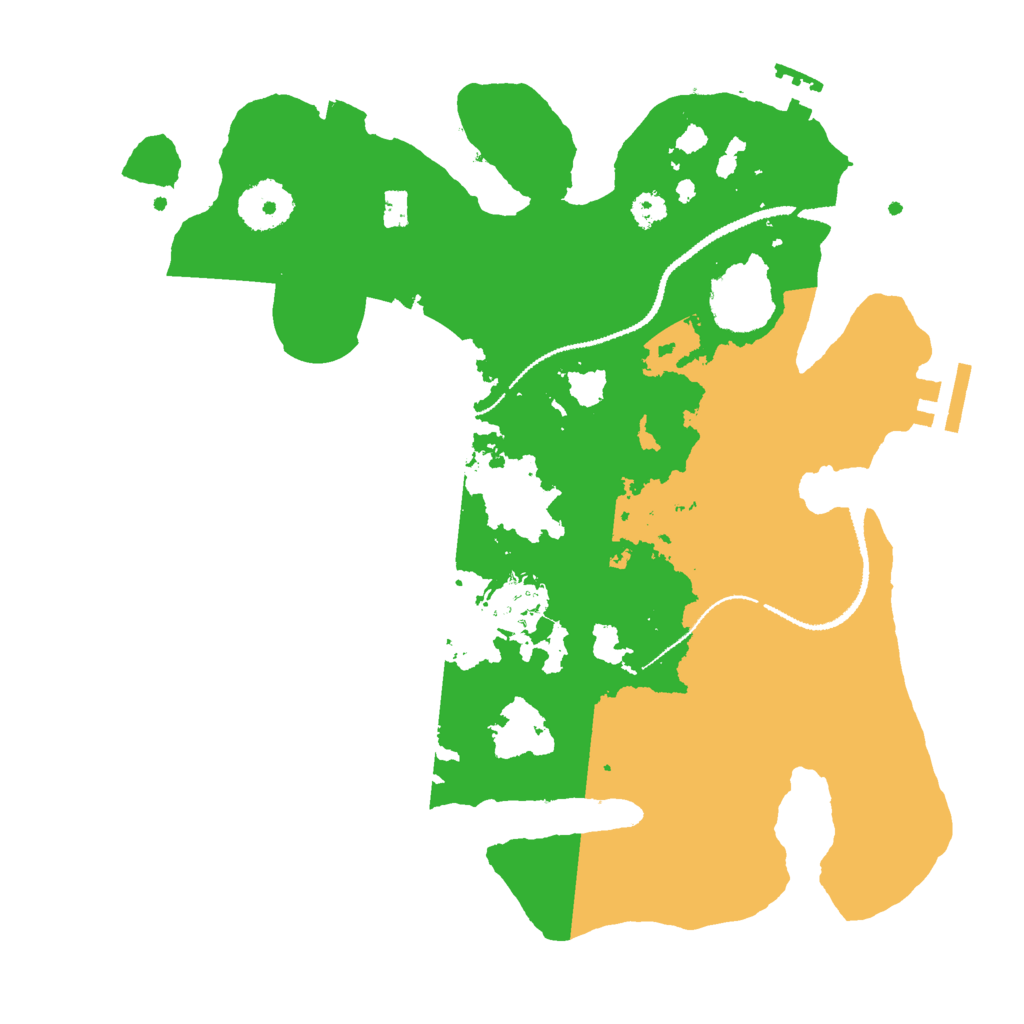 Biome Rust Map: Procedural Map, Size: 3000, Seed: 1225062835
