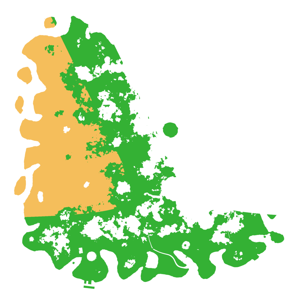 Biome Rust Map: Procedural Map, Size: 5500, Seed: 635489915